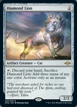1x Diamond Lion - NM English MTG - Modern Horizons 2 - Image 1