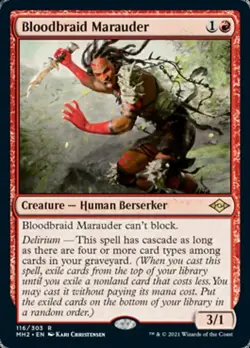 1x Bloodbraid Marauder - NM English MTG - Modern Horizons 2 - Image 1