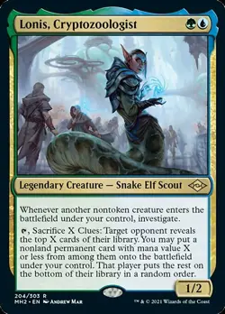 1x Lonis, Cryptozoologist - NM English MTG - Modern Horizons 2 - Image 1