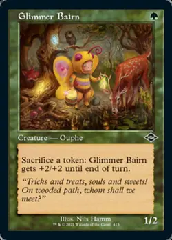 1x Glimmer Bairn - NM Retro Etched Foil - Modern Horizons 2 - Image 1