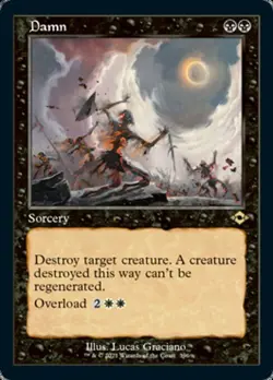 1x Damn - NM Retro Etched Foil - Modern Horizons 2 - Image 1