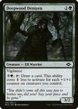 1x Deepwood Detizen - NM English MTG - Modern Horizons 2 - Image 1
