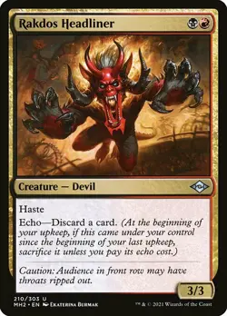 1x Rakdos Headliner - NM English MTG - Modern Horizons 2 - Image 1