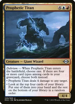 1x Prophetic Titan - NM English MTG - Modern Horizons 2 - Image 1