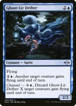 1x Ghost-Lit Drifter - NM English MTG - Modern Horizons 2 - Image 1