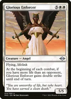 1x Glorious Enforcer - NM English MTG - Modern Horizons 2 - Image 1