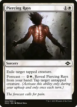 1x Piercing Rays - NM English MTG - Modern Horizons 2 - Image 1