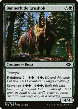 1x Bannerhide Krushok - NM MTG Foil - Modern Horizons 2 - Image 1