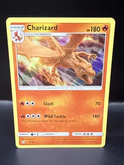Pokemon TCG Charizard Holo Rare Card 5/18 Detective Pikachu Series NM/ M - Image 2