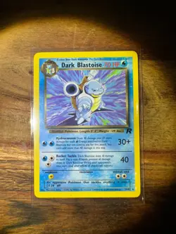 Dark Blastoise #20/82 Team Rocket Non Holo Rare WOTC Pokemon TCG NM - Image 1