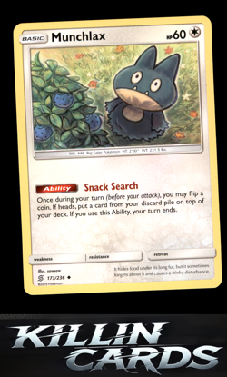 Munchlax 173/236 Pokemon Uncommon SM - Unified Minds Card NM - Image 1