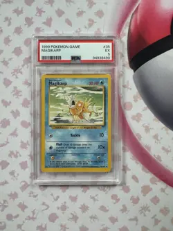 Magikarp Base Set Unlimited , 35/102, Pokemon, WOTC 1999, PSA. 5 - Image 1
