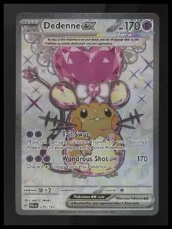 Dedenne EX 239/193 Pokemon TCG S&V Paldea Evolved Ultra Rare English - Image 3