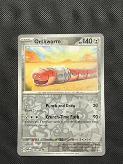 Pokemon Paradox Rift - Orthworm - 138/182 - Reverse Holo - M/NM - Image 2