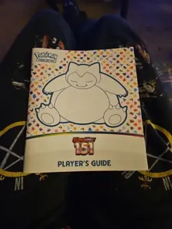 SCARLET & VIOLET 151 Players Guide - SNORLAX Cover ETB Booklet - Pokemon TCG - Image 1