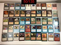 Old School Vintage Magic the Gathering Card Lot of 135 Cards - Image 4