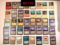 Old School Vintage Magic the Gathering Card Lot of 135 Cards - Image 5