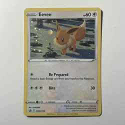 Eevee - SWSH190 - Pokemon Sword & Shield Promo Ultra Rare Holo Card NM - Image 1