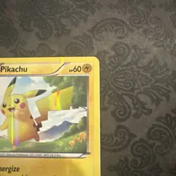 Pokemon Pikachu TCG Black White Holo Card 115/114 Secret Rare - Image 5