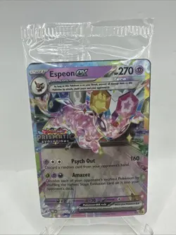 SEALED Pokemon TCG Espeon EX 034/131 Stamped PROMO Card Prismatic Evolutions - Image 3
