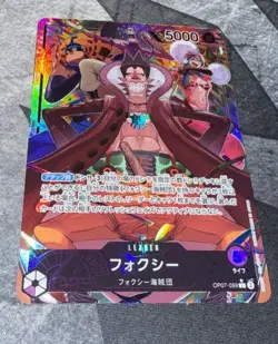 One Piece Japanese Card: Foxy OP07-059 L Parallel 500 Years in the Future! NM - Image 1