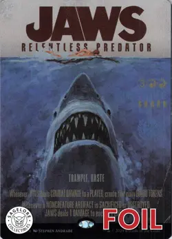 MTG Jaws, Relentless Predator (Rainbow) (2175) | NM Foil | Secret Lair {SLD} - Image 1