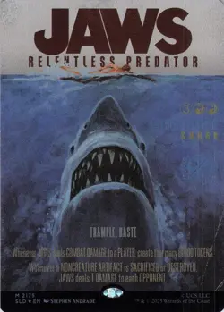 MTG Jaws, Relentless Predator (Rainbow) (2175) | NM Foil | Secret Lair {SLD} - Image 2
