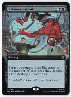 Villainous Wrath (Extended Art) R Marvel's Spider-Man 259 NM - Image 1