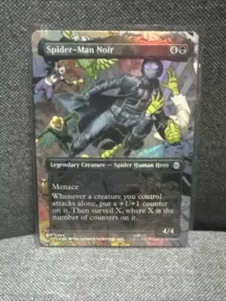 Spider-Man Noir (Borderless) Marvel's Spider-Man Foil - Image 1