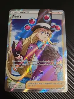 Avery - 187/198 - Pokemon Chilling Reign Sword & Shield Full Art Rare Card NM - Image 1