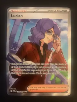 Lucian 208/167 Full Art Ultra Rare Trainer Pokemon TCG Twilight Masquerade - Image 1