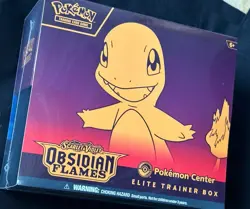 Pokemon TCG Scarlet & Violet Obsidian Flames Pokemon Center Exclusive ETB Sealed - Image 3