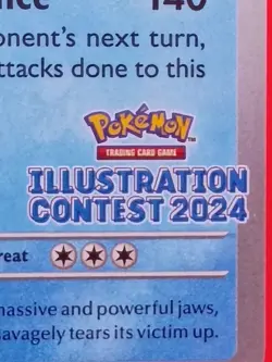 Feraligatr 213 Illustration Contest 2024 Promo Near Mint Pokemon TCG - Image 3