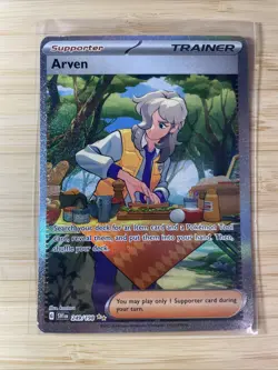 Pokemon TCG Arven 249/198 Scarlet Violet Base Special Illustration Rare Card - Image 1
