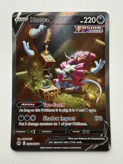 Pokemon TCG Hoopa V Crown Zenith: Galarian Gallery Holo Card GG53/GG70 - NM / M - Image 1