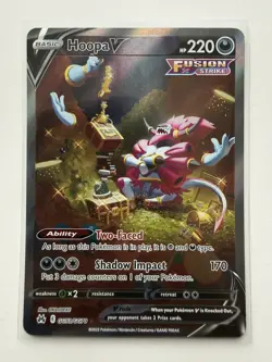 Pokemon TCG Hoopa V Crown Zenith: Galarian Gallery Holo Card GG53/GG70 - NM / M - Image 3