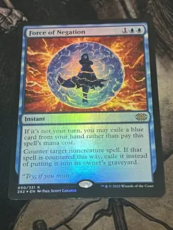 MTG Force of Negation Double Masters Foil NM - Image 1