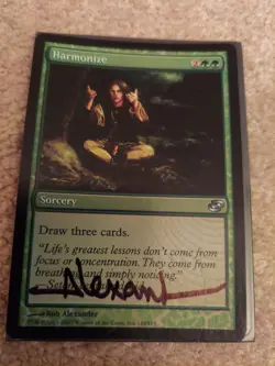 Harmonize PLC NM Foil Signed by Rob Alexander - Image 1