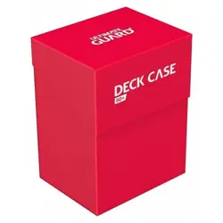 Ultimate Guard 80+ Standard Size Deck Box Red UGD010258 MTG TCG YGO Pokemon Case - Image 1