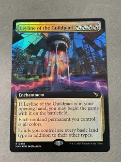 1 x Leyline of the Guildpact - Foil - Extended Art - Murders at Karlov Manor - N - Image 1