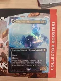 Aang, Swift Savior (0298) (Borderless) Avatar: The Last Airbender Foil - Image 1