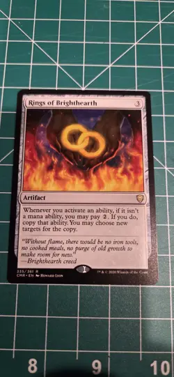 Rings of Brighthearth Commander Legends Magic the Gathering MTG - Image 1