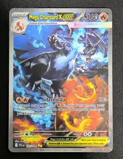 Perfect 10 Pokemon TCG Phantasmal Flames ACE 10 Mega Charizard x ex SIR 125/094 - Image 5