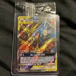 Pokemon GX Moltres/Zapdos/Articuno TAG TEAM SM210 Promo Sealed 2019 Crimp Error - Image 1
