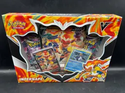 Pokemon Infernape V Box 4 Boosters, 2 Foils, 1 Jumbo Foil NEW FACTORY SEALED - Image 1
