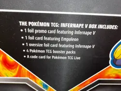 Pokemon Infernape V Box 4 Boosters, 2 Foils, 1 Jumbo Foil NEW FACTORY SEALED - Image 4