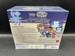 POKEMON CENTER EXCLUSIVE Chilling Reign Ice Rider ERROR ETB Elite Trainer Box - Image 2