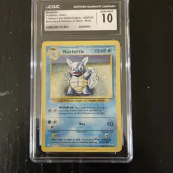 Pokemon Wartortle 002/034 Blastoise & Suicune ex Deck CGC 10 - Image 1