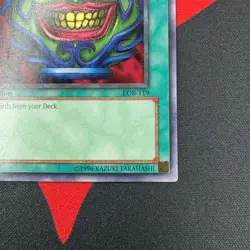 Yu-Gi-Oh! Pot of Greed LOB-119 1st Edition Rare Asian English HP Poor - Image 5