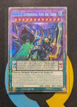 DOOD-EN035 D/D/D/D Dimensional King Arc Crisis Starlight Rare YuGiOh - Image 1
